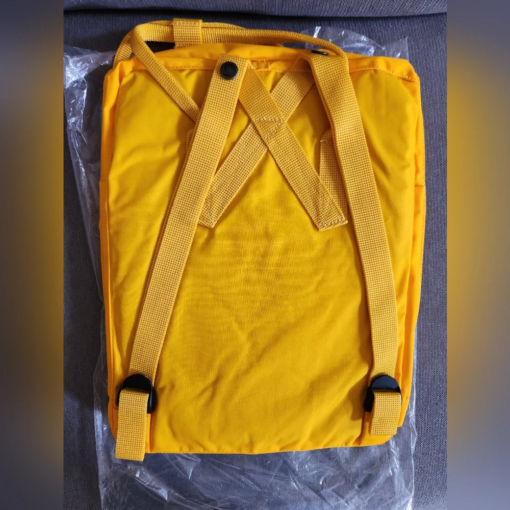Fjallraven Kanken Classic Warm Yellow Backpack NWT